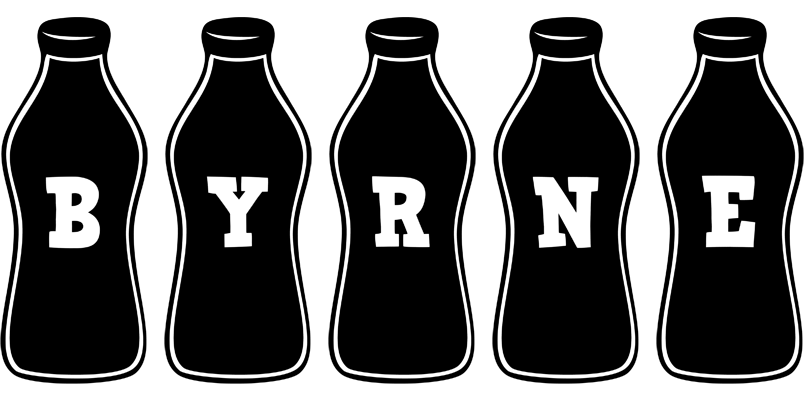 Byrne bottle logo