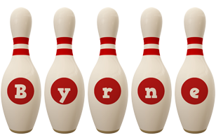 Byrne bowling-pin logo