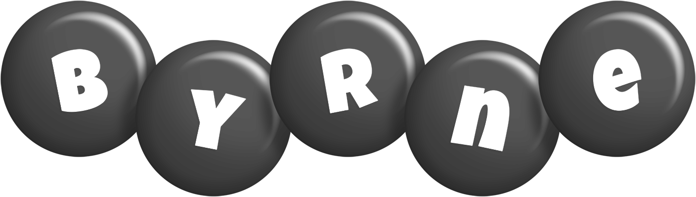 Byrne candy-black logo