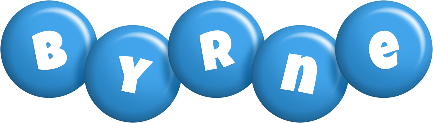 Byrne candy-blue logo