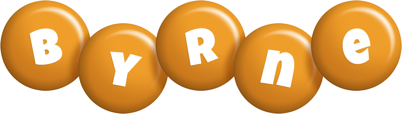 Byrne candy-orange logo