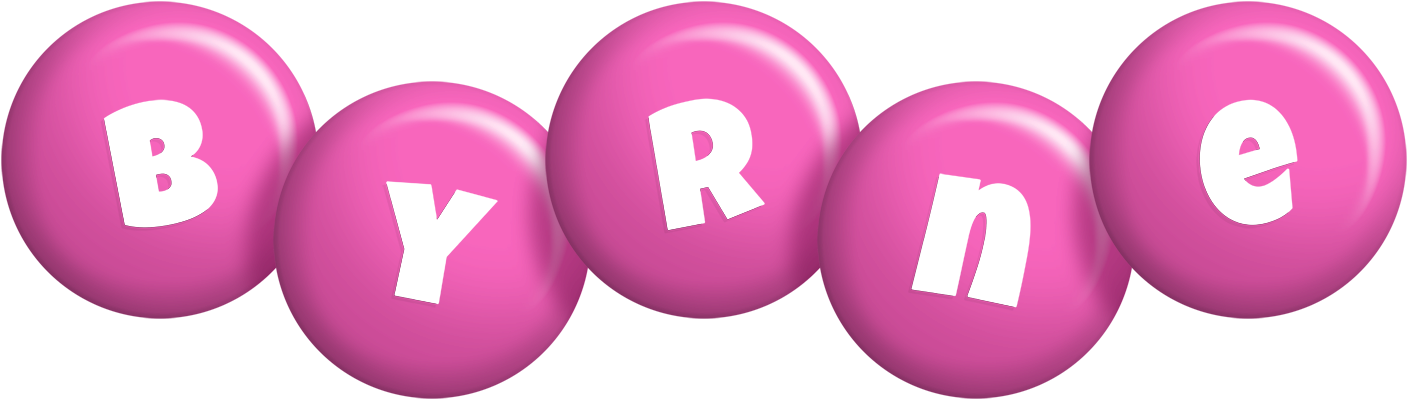 Byrne candy-pink logo