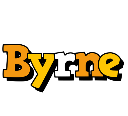 Byrne cartoon logo