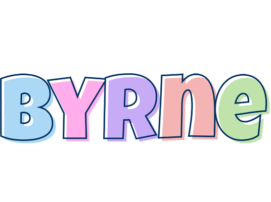 Byrne pastel logo