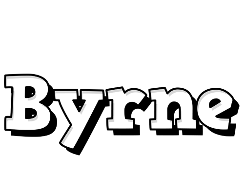 Byrne snowing logo