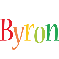 Byron birthday logo