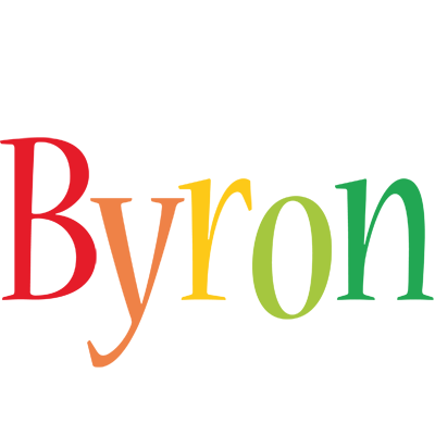 Byron birthday logo