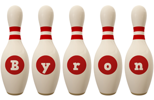 Byron bowling-pin logo