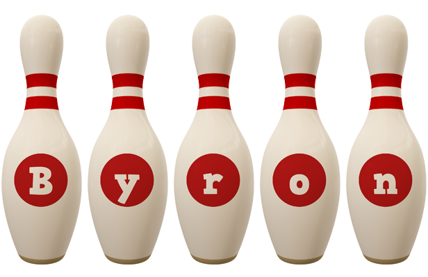 Byron bowling-pin logo