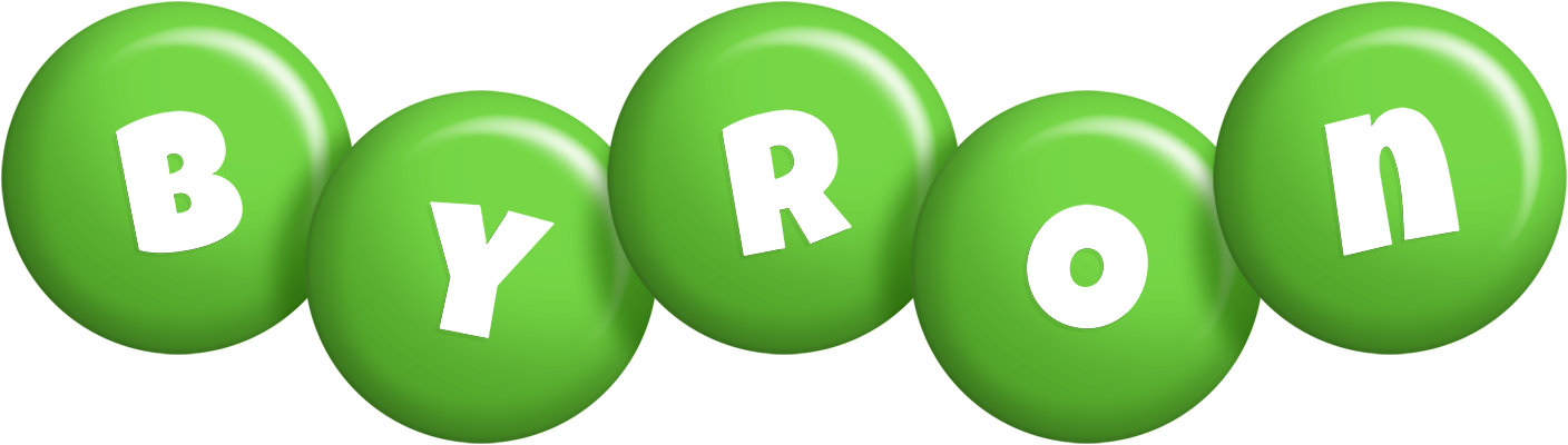 Byron candy-green logo