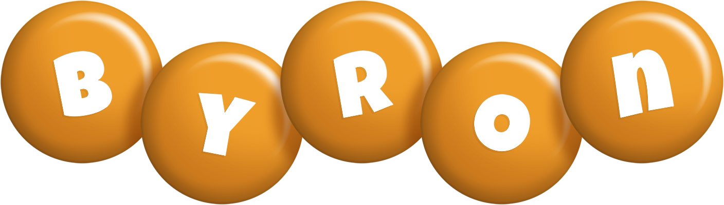 Byron candy-orange logo