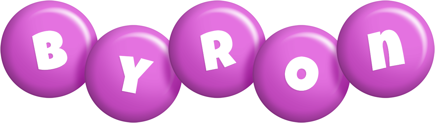 Byron candy-purple logo