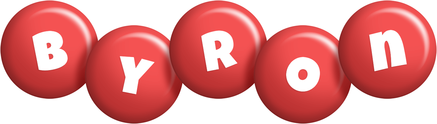 Byron candy-red logo