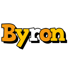 Byron cartoon logo