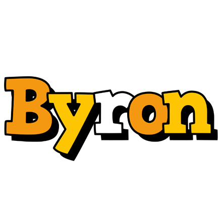 Byron cartoon logo