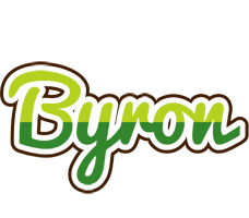 Byron golfing logo