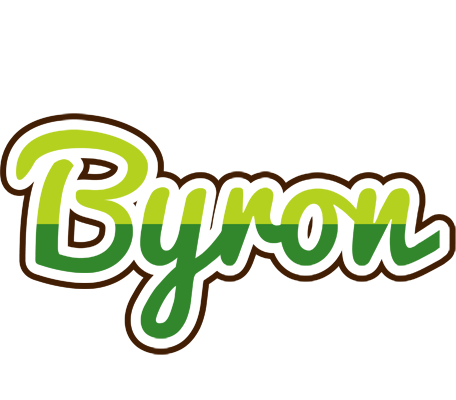 Byron golfing logo