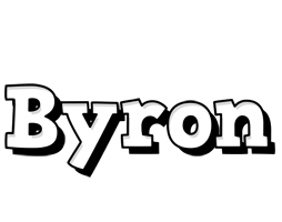 Byron snowing logo