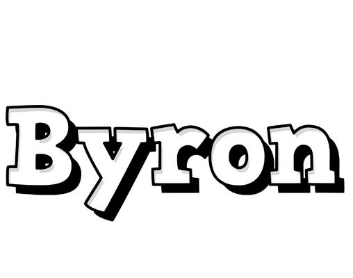 Byron snowing logo