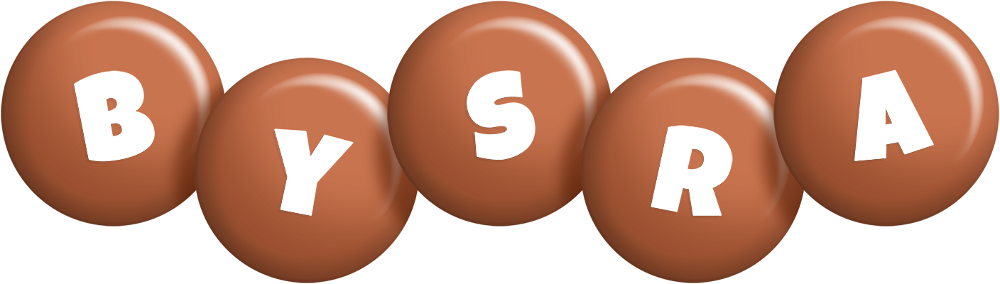 Bysra candy-brown logo