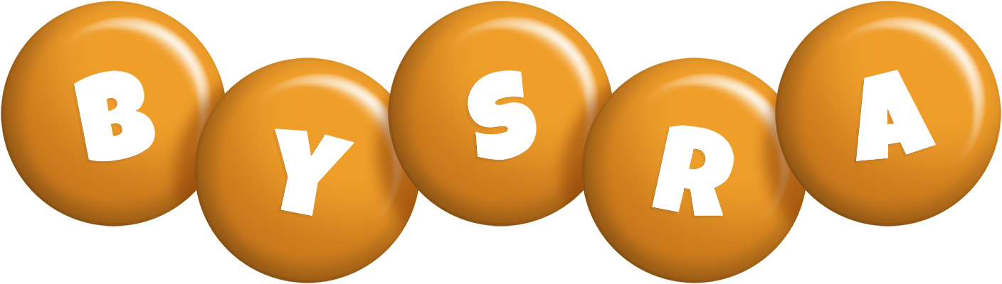 Bysra candy-orange logo