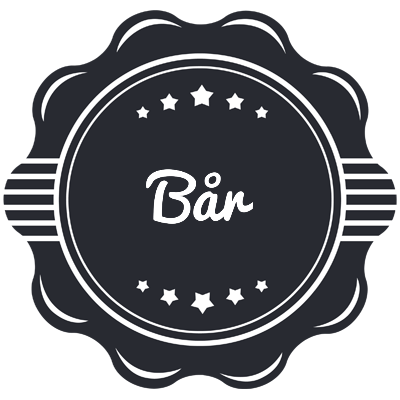 Bår badge logo