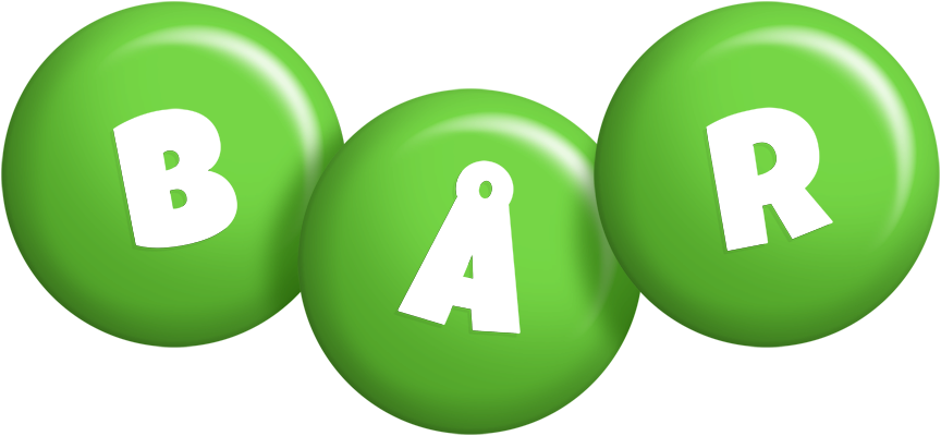 Bår candy-green logo