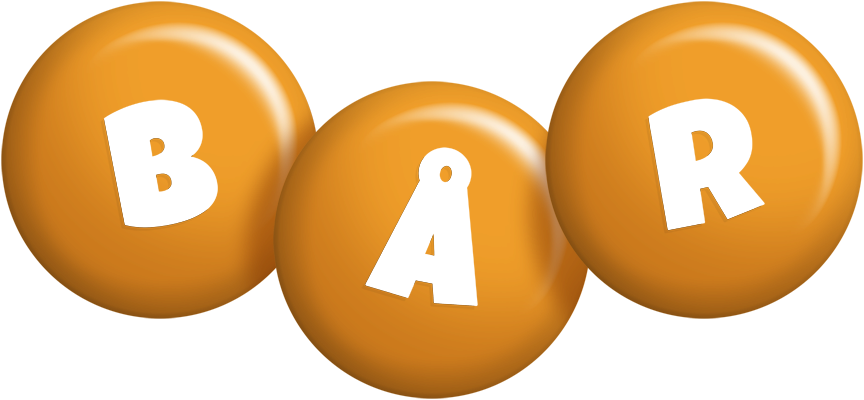 Bår candy-orange logo