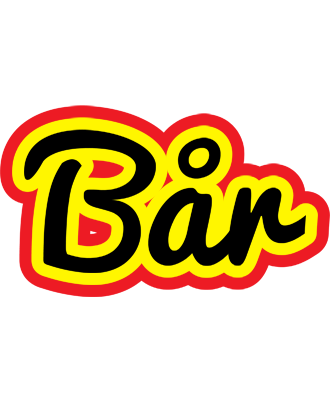 Bår flaming logo