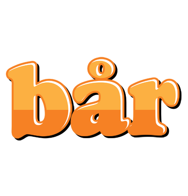 Bår orange logo