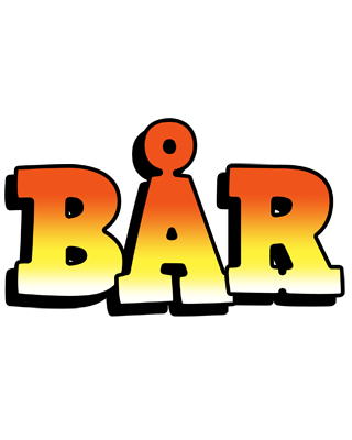 Bår sunset logo