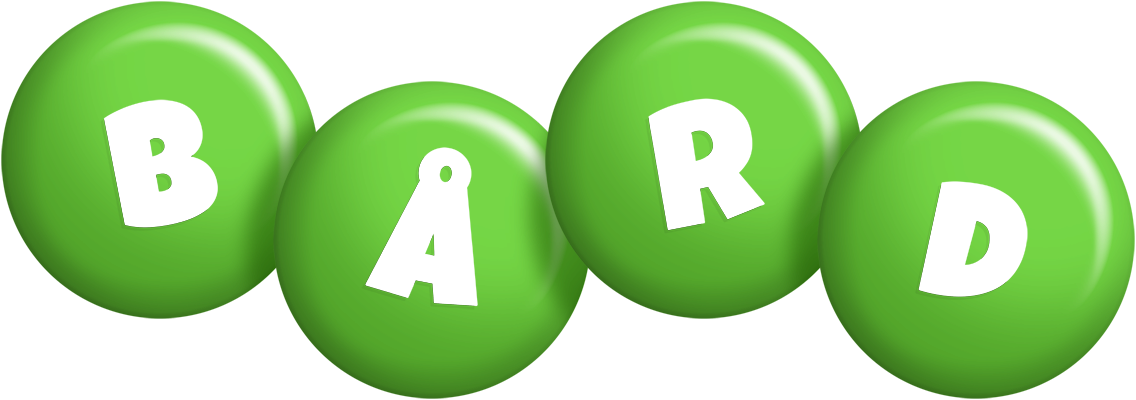 Bård candy-green logo