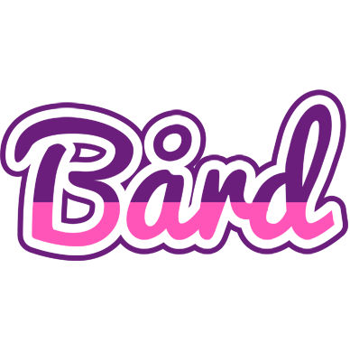 Bård cheerful logo