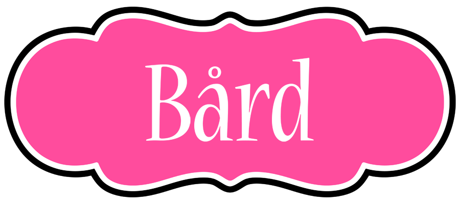 Bård invitation logo