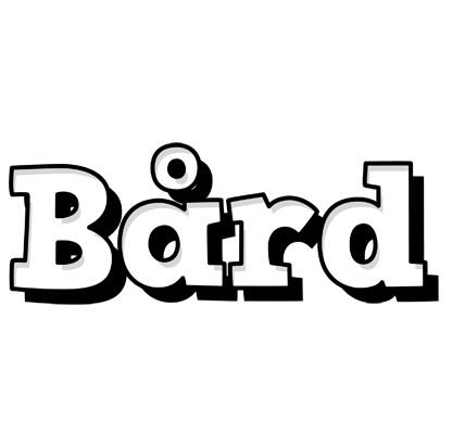 Bård snowing logo