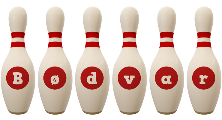 Bødvar bowling-pin logo