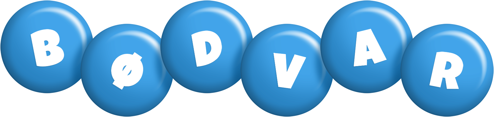 Bødvar candy-blue logo