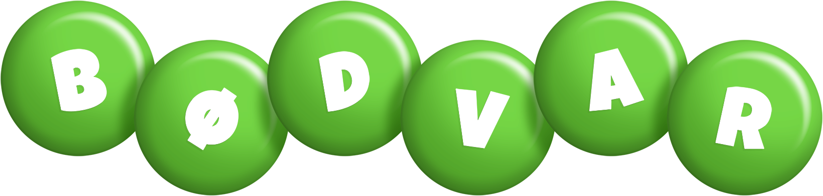 Bødvar candy-green logo