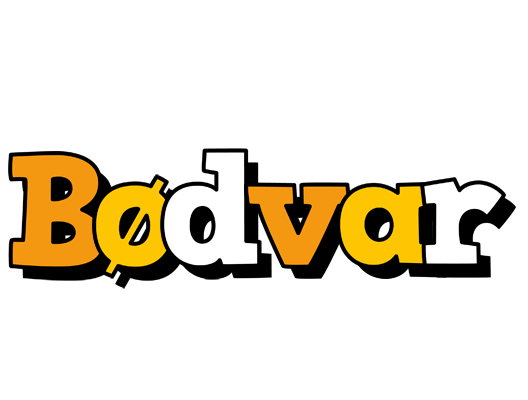 Bødvar cartoon logo