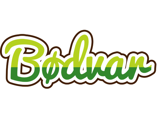 Bødvar golfing logo