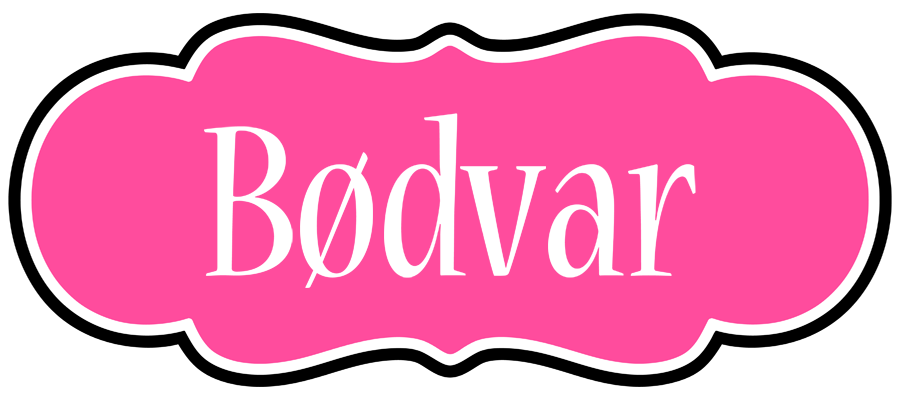 Bødvar invitation logo