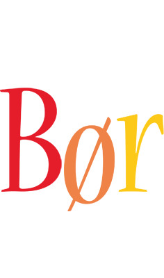 Bør birthday logo