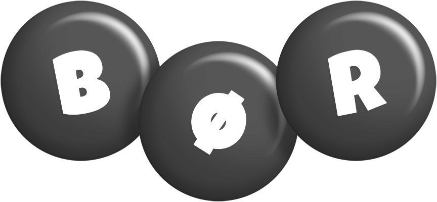 Bør candy-black logo
