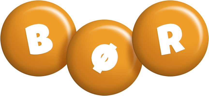 Bør candy-orange logo