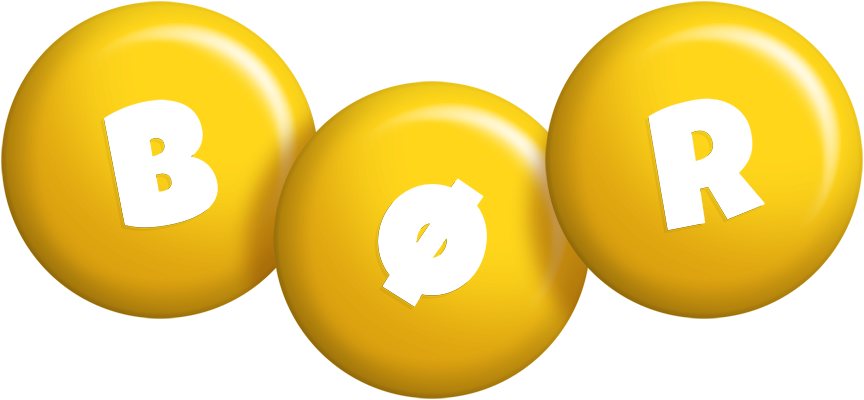 Bør candy-yellow logo