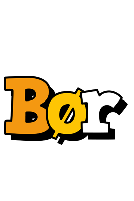 Bør cartoon logo