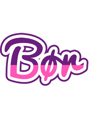 Bør cheerful logo