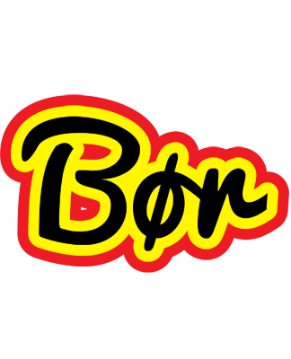 Bør flaming logo