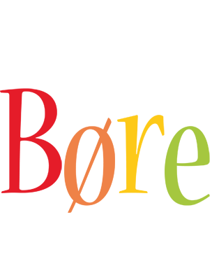 Børe birthday logo