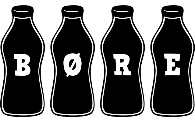 Børe bottle logo